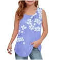 thumbnail image 1 of RXIRUCGD 2025 Vêtements d'Été pour Enfants Filles Décontracté Sans Manches Col Rond Imprimé, 1 of 5