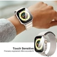 thumbnail image 5 of KOMI 2-Pack for Apple Watch Ultra/Ultra 2 49mm PC All-Around Screen Protector Case, Tempered Glass Screen Protector Case Ultra-Thin for iWatch Ultra/iWatch Ultra 2 49mm Protection Cover -Starlight, 5 of 5