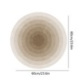 thumbnail image 3 of LSLJS Round Carpet Living Room Cream Wind Sofa Coffee Table Bedroom Bedside Study Soundproof Floor Cushion, Imitation Woolen Carpet, 3 of 6