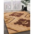 thumbnail image 2 of Ahgly Company Tapis d'Intérieur Rectangulaire Abstrait Rouge Tapis de Zone Abstrait, 3 Pieds x 5 Pieds, 2 of 6