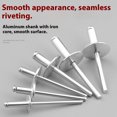 thumbnail image 4 of Ruiboury 100-Count Pack, Flange Rivets, Elastic Rivets, Silver Simple Use, And Woodworking Furniture Machinery Equipment silver-white 3.2*11(100 support), 4 of 6