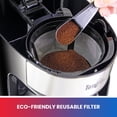 thumbnail image 3 of Total Chef Programmable 12-Cup Coffee Maker with Filter Black and Silver, 3 of 8