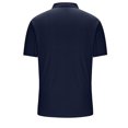 thumbnail image 4 of Styesk T Shirts for Man Men's Solid Color Shirt Pullover Lapel Vertical Strip Button Long-Sleeved Lapel Top, 4 of 5