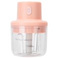 thumbnail image 1 of 250ml Pink Electric Meat Grinder Food Chopper Mini Kitchen Shredder USB Charging, 1 of 7