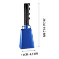 thumbnail image 3 of Blue Cowbell For Sporting Events Graduation Celebration Party Noise Maker Decorative Metal Bell For Outdoor Indoor Use 0.18 Lb, 3 of 6