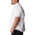 thumbnail image 3 of PFG Bahama II Short Sleeve Shirt, 3X, White, 3 of 8