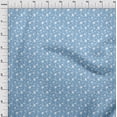 thumbnail image 4 of oneOone Polyester Spandex Light Blue Fabric Floral Sewing Craft Projects Fabric Prints By Yard 56 Inch Wide, 4 of 5