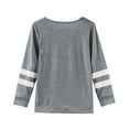 thumbnail image 3 of Chandails pour Filles Gris Chandail à Manches Longues pour Filles T-Shirts à Col Rond pour Filles Hauts d'Automne T-Shirts Coton Chandail pour Enfants Filles 3-4 Ans Chandails, 3 of 4