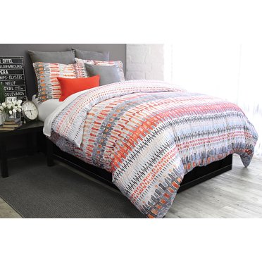Alamode Home Courtepointe Rouge Quinn Grand Lit 88"x88 Pouces Couvre-Lit