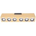thumbnail image 3 of Soundbar, HiFi Sound Portable Soundbar Long Standby Time Multifunctional MDF  For Outdoor Yellow, 3 of 8