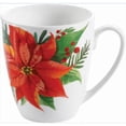 thumbnail image 5 of Gibson Home Magic Poinsettia 16 Piece Dinnerware Set, Fine Ceramic, 5 of 5