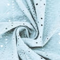 thumbnail image 5 of Meichang Robes d'Été pour Femmes 2024 Robes Midi à Oeillets Volants à Étages Col Ras du Cou Manches Courtes Robes avec Poches Couleur Unie Fluides Robes de Plage Bleu G, 5 of 5