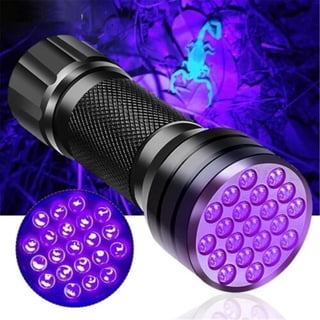 black light flashlight canadian tire UV with Light, 21 LED 395nm Ultraviolet Flashlight, Mini Pet Urine Detector for Dog/Cat, Dry Stains, Resin Curing, Matching with Odor Eliminator from Musical Instruments, Stage & Measuring just 3 inches long Police Security Stealth 80 Lumen