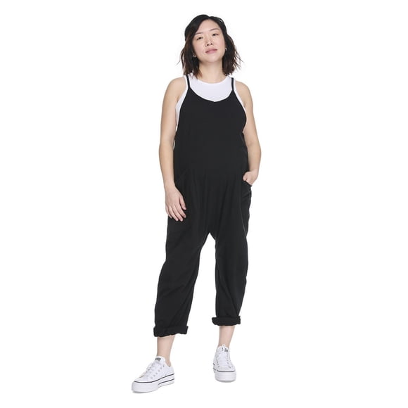 Paisley Sky Maternity Baggy Pocket Jumpsuit