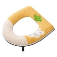 thumbnail image 2 of Toilet Seat Cover,Toilet Seat Cushion with Adhesive Buckle Rabbit Toilet Seat Cushion with Handle Toilet Seat Cushion Toilet Seat Ring,Toilet Seats for Standard Toilets, 2 of 6