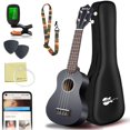 thumbnail image 1 of Everjoys Soprano Ukulele Beginner Pack-21 Inch w/Free Online Lesson Gig Bag Digital Tuner Pick Polishing Cloth All in One Kit, 1 of 5
