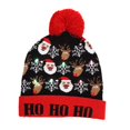 thumbnail image 3 of LED Christmas Hat Adults Knit Beanie Comfortable Headgear Winter LED Knitted Hat, 3 of 9