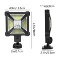 thumbnail image 3 of Solar Outdoor Lights Motion Sensor 88 LED Wall Security Lights IP65 with Remote Control for Yard Garden Fence Patio and Front Door,3 Intelligent Lighting Modes, 3 of 8