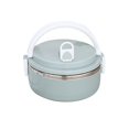 thumbnail image 2 of 700ml 1 Layer Round Food Lunch Box Stainless Steel Lunch Box Lunch Box Food Storage Box Childrens Lunch Box Hot Food, 2 of 8