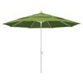 thumbnail image 1 of Parasol de Marché en Aluminium 11 Pieds à Col Inclinable DV avec Passe-Partout Blanc/soleil/spectrum Coriandre, 1 of 2