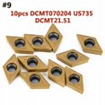 thumbnail image 1 of 10pcs 40 Types CNC Carbide Tips Inserts Blade Cutter Lathe Turning Tool + Box TU, 1 of 1