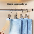 thumbnail image 4 of EGNMCR Bacs de Rangement, Contenants de Rangement Cintres pour Pantalons en Caoutchouc Souple Pinces en Acier Inoxydable Organisateur Polyvalent pour Garde-Robes Antidérapant Pince Sans Trace pour Jupes Jeans Pinces en Acier Inoxydable, 4 of 6