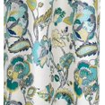 thumbnail image 3 of DriftAway Layla Classic America Style Floral Leaves Pattern Semi Sheer 3 Pieces Rod Pocket Kitchen Window Curtain, 3 of 5