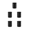 thumbnail image 1 of QualitChoice 4 Pcs Coiffage de Voiture Alliage de Zinc Antivol Capuchons de Valve de Pneu de Voiture Sport Pneus de Roue Noir 5Ensemble, 1 of 6
