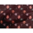 thumbnail image 4 of oneOone Tissu Popeline de Coton Style Ikat Kasuri Décor Tissu Imprimé BTY 56 Pouces de Large, 4 of 4