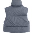 thumbnail image 2 of ORUYROP Veste Courte à Col Montant avec Fermeture Éclair pour Femmes, 2 of 7