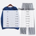 thumbnail image 3 of Weiqiqre Ensemble de Sport pour Hommes, Mode Décontractée, Couleur Unie, Col Rond, Manches Longues, Extensible, 3 of 3