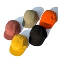 thumbnail image 2 of Short Brim Cap Unisex Solid Color Replacement Sunproof Decorative Stylish Casual Adjustable Fashionable Baseball Hat Red, 2 of 7