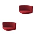 thumbnail image 1 of kurtrusly Housses de Chaise Trilatérales Application Grand et Protection de Chaise Élastique Forte Facile Housse en Polyester Décoration de Chaises Rouge Vin 2 Ensembles, 1 of 6