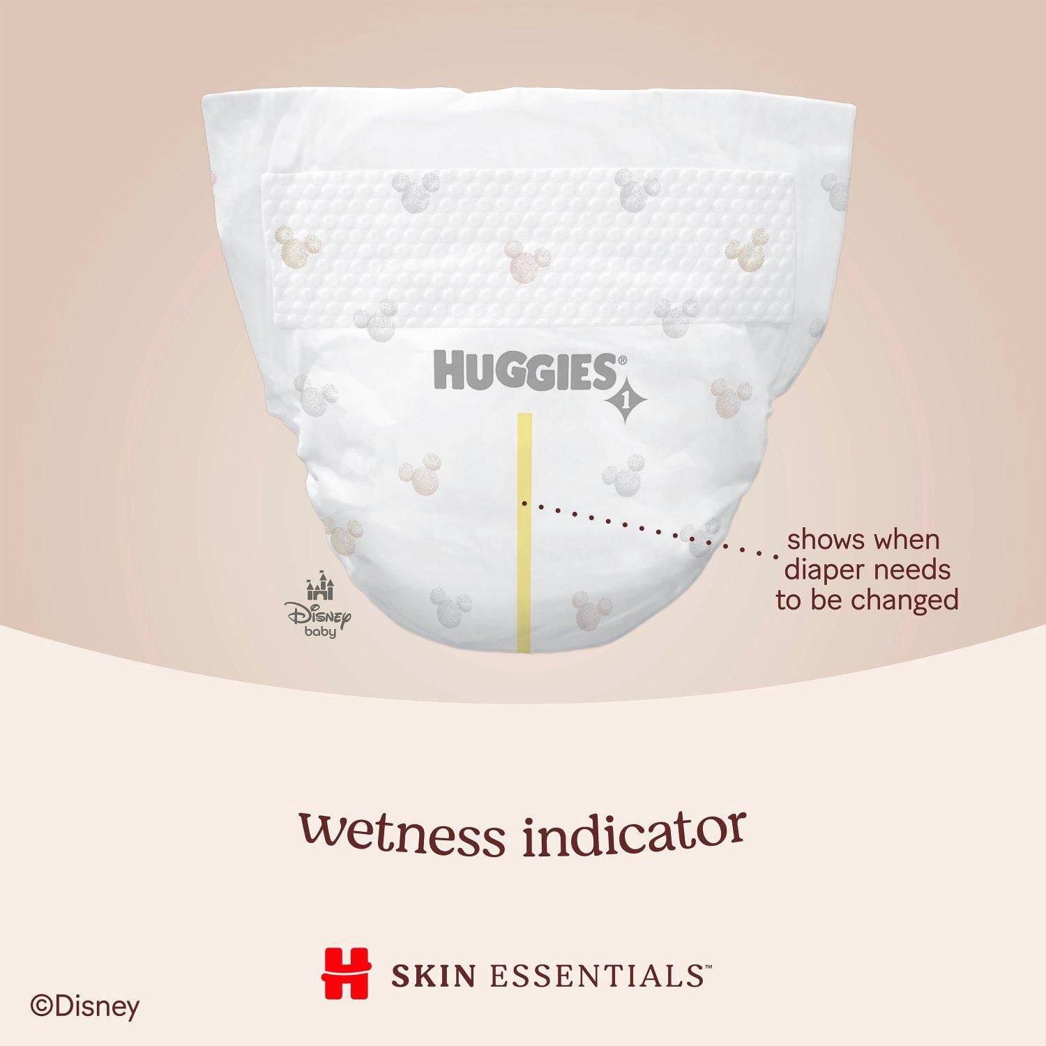 Huggies Skin Essentials Baby Diapers, Sizes NB-6