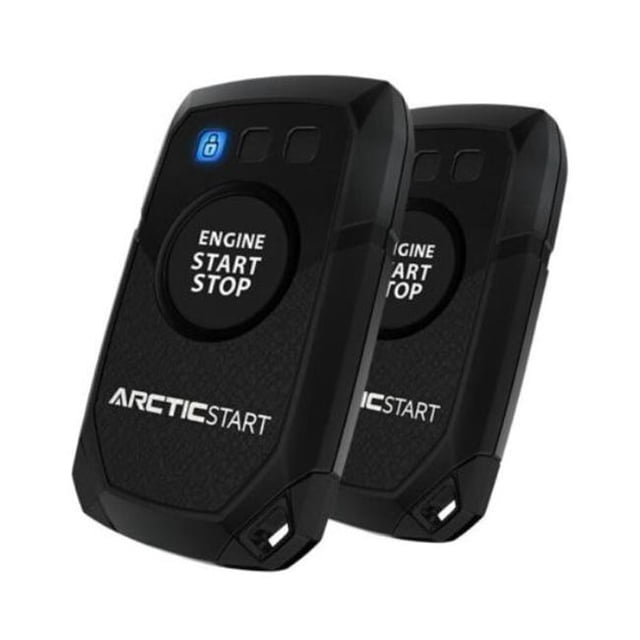 Arctic Start AR915S Démarreur à Télécommande 1 Voie 1 Bouton de 1500 Pi avec Deux Télécommandes Noires Compactes et un Seul Bouton pour la Fonctionnalité Démarrage/arrêt du Moteur. Conçu pour Verrouiller, Déverrouiller et Démarrage à Distance des Véhicules jusqu'à 1500 Pieds. Conception Mince Convenant aux Véhicules avec Grands Télécommandes de Clé OEM Ou Systèmes à Pousser pour Démarrer. Comprend une Modulation d'Amplitude Plus une Antenne pour Améliorer l'Autonomie et la Fiabilité.