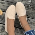 thumbnail image 4 of Chaussures Plates pour Femmes à Enfiler Bout Rond Confortables Ballerines pour Femmes Chaussures Habillées Mocassins, 4 of 4