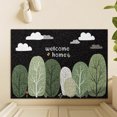thumbnail image 1 of TIMIFIS Bathroom Rugs Entrance Door Carpet Polyester Carpet Bathroom Absorbent Toilet Door Mat Non-Slip Easy to Care No Slip Mat Interior Decoration Mat Bath Mat, 1 of 6