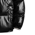 thumbnail image 4 of EGNMCR Jackets for Men Shiny Hooded Reflective Down Jacket Cotton Jacket, 4 of 5