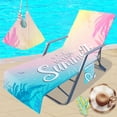 thumbnail image 4 of HOARBOEG Beach Chair Cover With Side Pockets Microfiber Chaise Chair Towel Cover For Sun Lounger Pool Sunbathing Garden Beach Hotel Easy To Carry Around, 4 of 6
