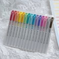 thumbnail image 2 of fheaev Double-ended High-light Pen Marking Key Pen Non Paper High-value Student Color Notebook Pen 10ml, 2 of 7