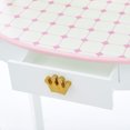 thumbnail image 4 of Teamson Kids Ensemble Coiffeuse Table Château avec Miroir et Tabouret Blanc, 4 of 9
