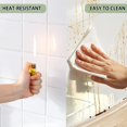 thumbnail image 3 of Clear Contact Paper Wall Protector - Shackcom 15.7in X 9.84ft Self Adhesive Removable Kitchen Oil-Proof Waterproof Sticker Heat Resistant C, 3 of 7