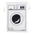 thumbnail image 1 of QualitChoice Portable Cotton Linen Drawstring Closure Bag Bedroom Large Capacity Pouch Sundries Luggage Cargo Laundry Organizer Type 2 1 Pc, 1 of 6