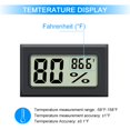 thumbnail image 3 of Mini Hygrometer Thermometer 2PCS Mini Digital Hygrometer, Hygrometer, Indoor Hygrometer, Humidifier, Greenhouse, Garden, Basement, Closet, etc. Temperature Hygrometer., 3 of 5