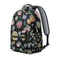 thumbnail image 5 of Floral and Bee Artwork School Backpack Comfortable, Durable Students Backpack with Botanical Garden Print and Watercolor Flower Pattern, 5 of 5