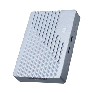 Dual Bay NVMe SSD Enclosure M.2 2280 NVMe Hard Drive Case 20Gbps USB3.2 Gen2 Type-C External Hard Disk Case Box US PLUG