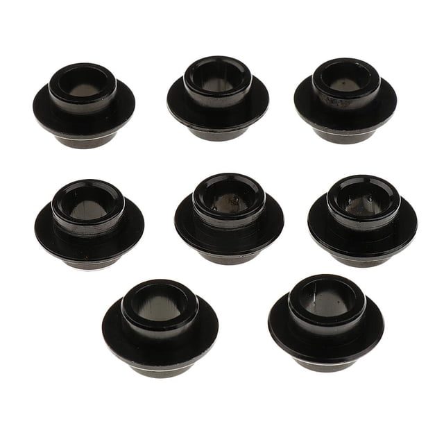 S SERENABLE 8 Pcs Entretoises à Roulements Flottants, Patins de Hockey à Roulettes en Ligne 8 mm Noir Noir04