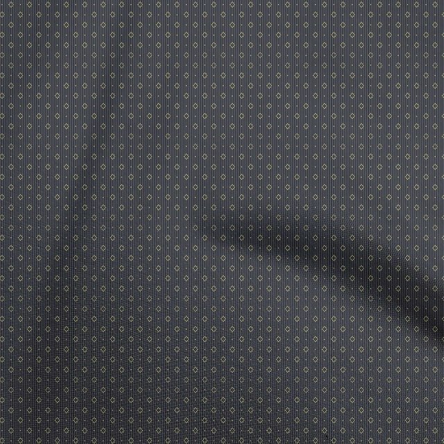 oneOone Velvet Black Fabric Stripes Craft Projects Decor Fabric Printed By The Yard 58 Inch Wide