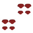 thumbnail image 2 of kurtrusly Adjustable Shoe Heel Pad Insoles for High Heels Customizable Heel Repair Stick red 2Set, 2 of 6