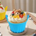 thumbnail image 2 of 6-Piece Silicone Baking Cups for Air Fryer,Versatile Ramekins for Eggs,Muffins,Cupcakes Heat Resistant,Non-Stick,Multi-Color Set, 2 of 7